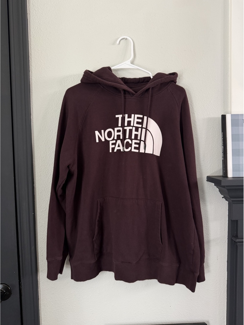 North face hoodie XL maroon